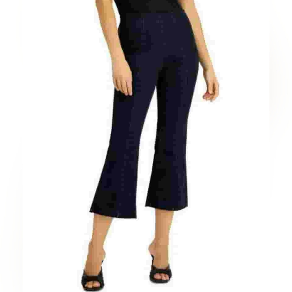 INC International Concepts Women’s Black Cropped Stretch Pants Size 12 Macy’s